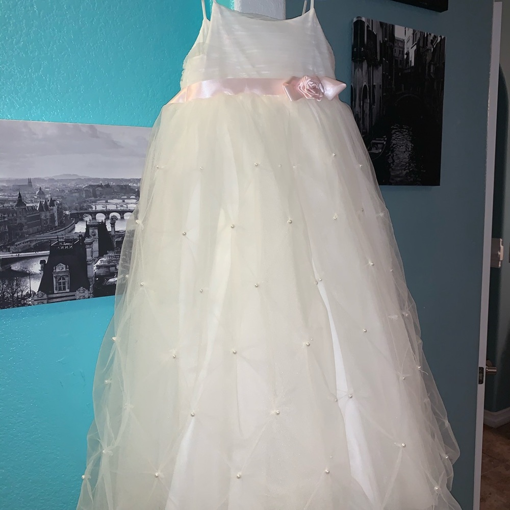 David’s Bridal child size 6 formal dress